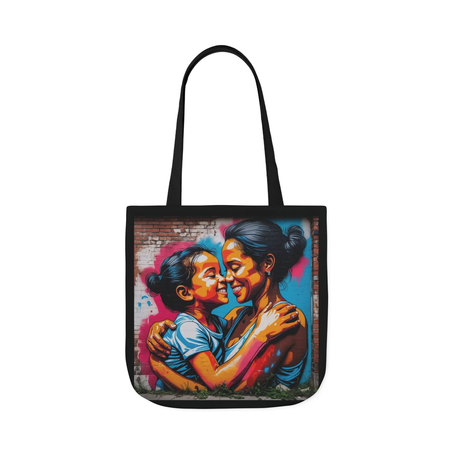 Artistic Surge - Eco-Friendly Canvas Tote Bag - SMILING HUG