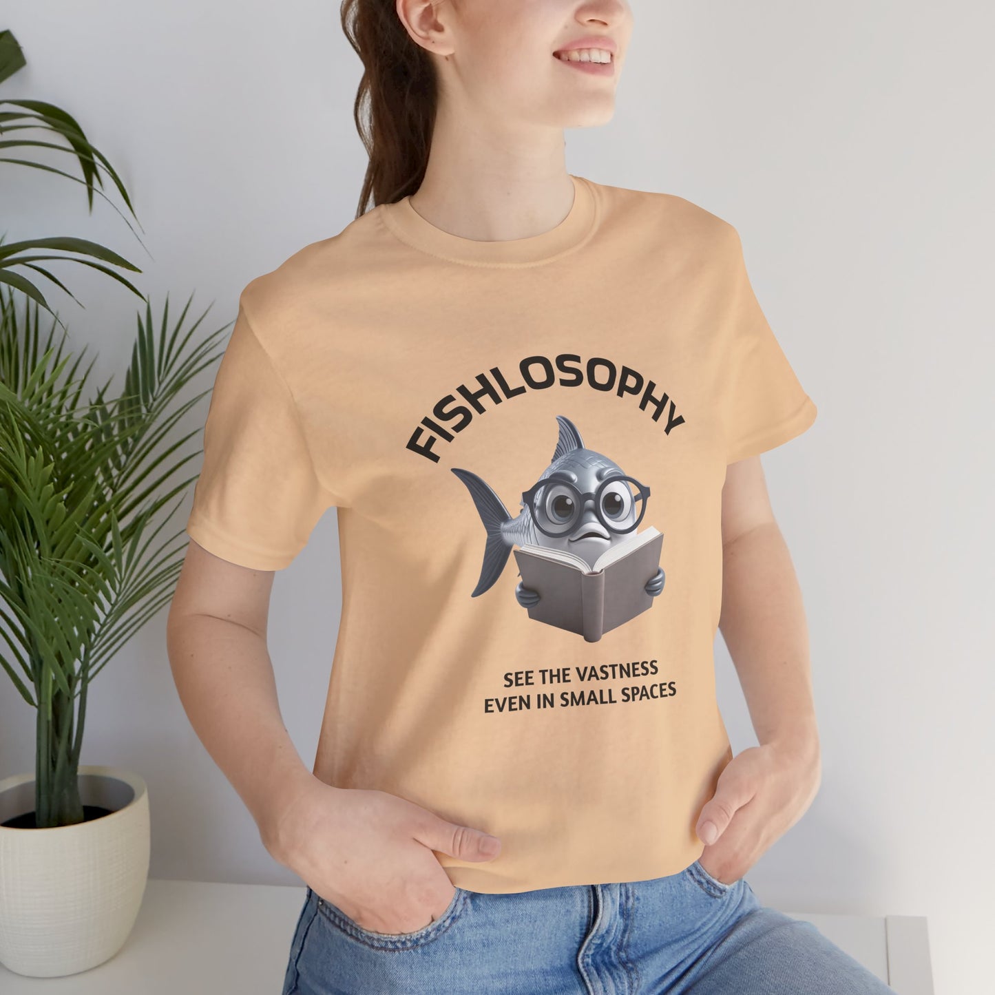 Fishlosophy Unisex Jersey Short Sleeve Tee – See the vastness even in small spaces