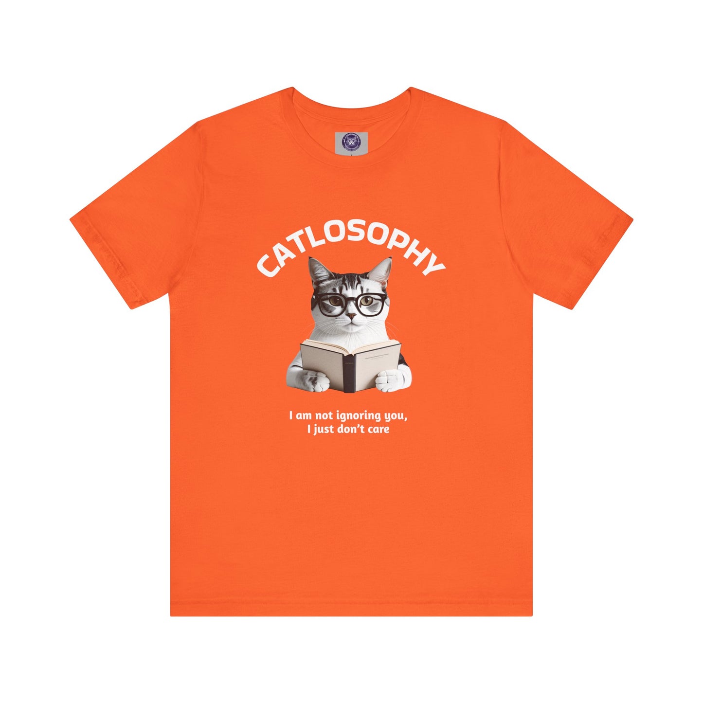 Catlosophy Unisex Jersey Short Sleeve Tee – "I am not ignoring you" Design
