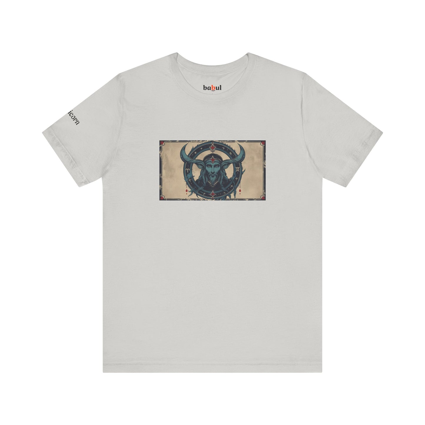 Capricorn - Gothic Zodiac T-Shirt. Zodiac in the Shadows