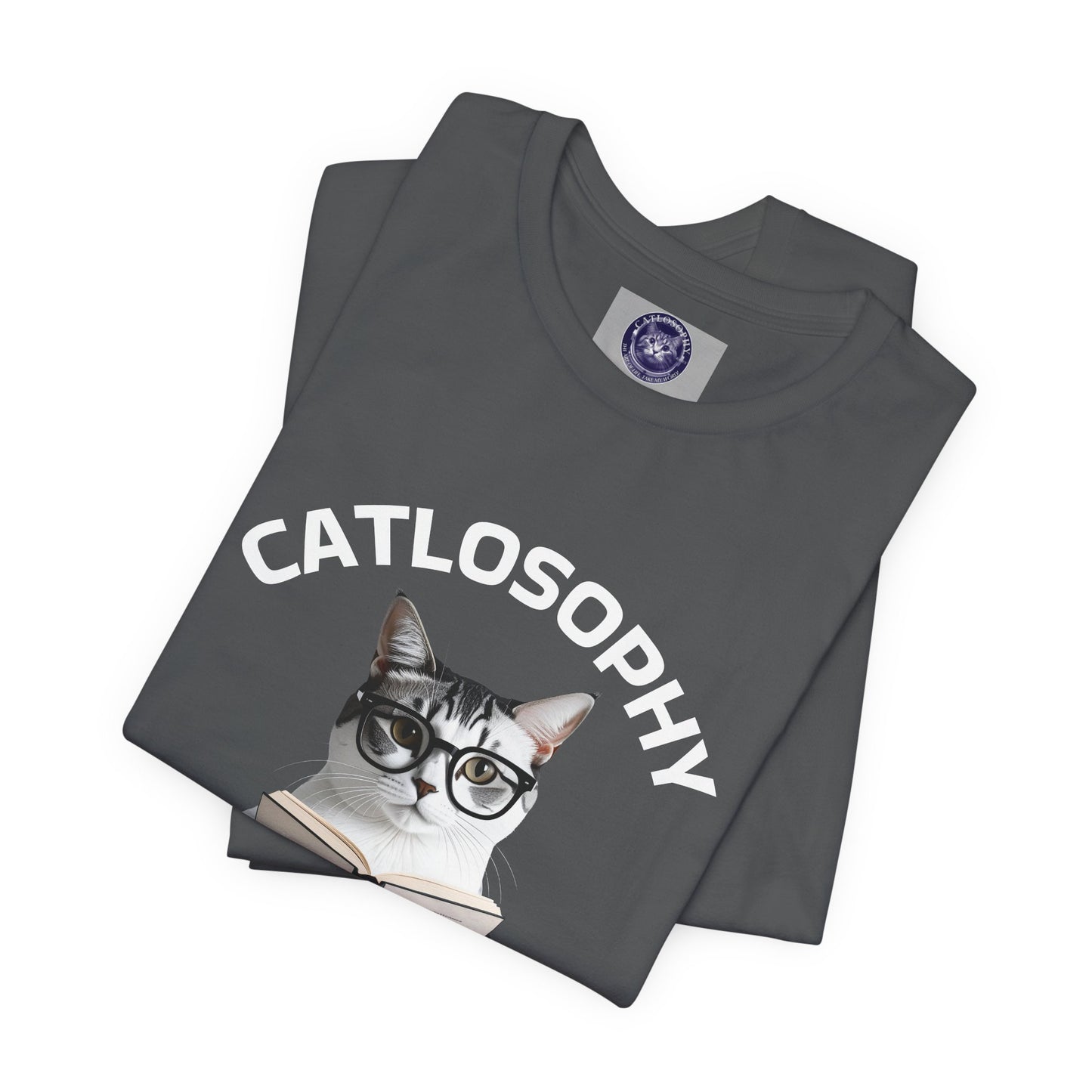 Catlosophy Unisex Jersey Short Sleeve Tee – "Let the dog bark" Design