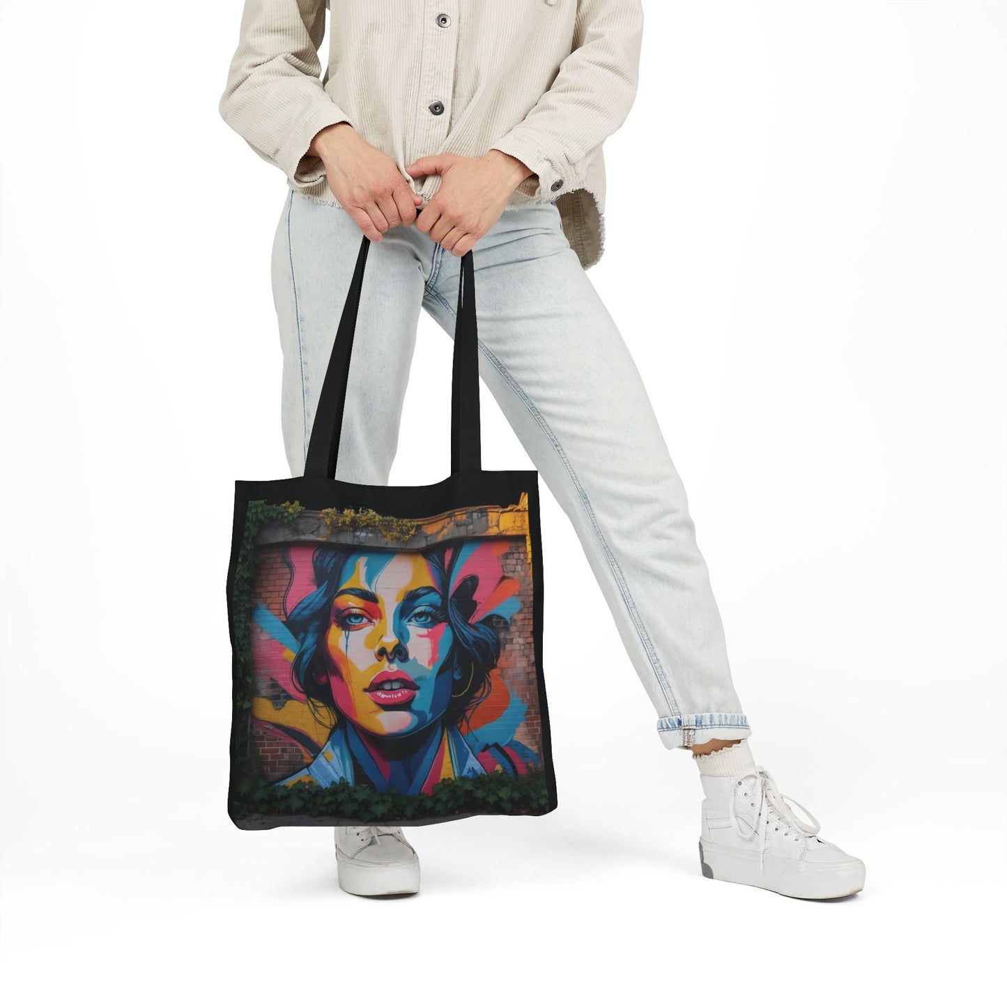 Artistic Surge - Eco-Friendly Canvas Tote Bag - FEMALE FACE