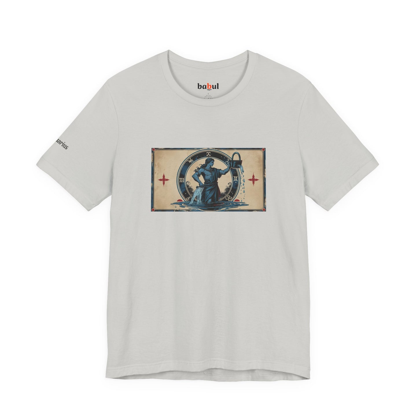 Aquarius - Gothic Zodiac T-Shirt. Zodiac in the Shadows