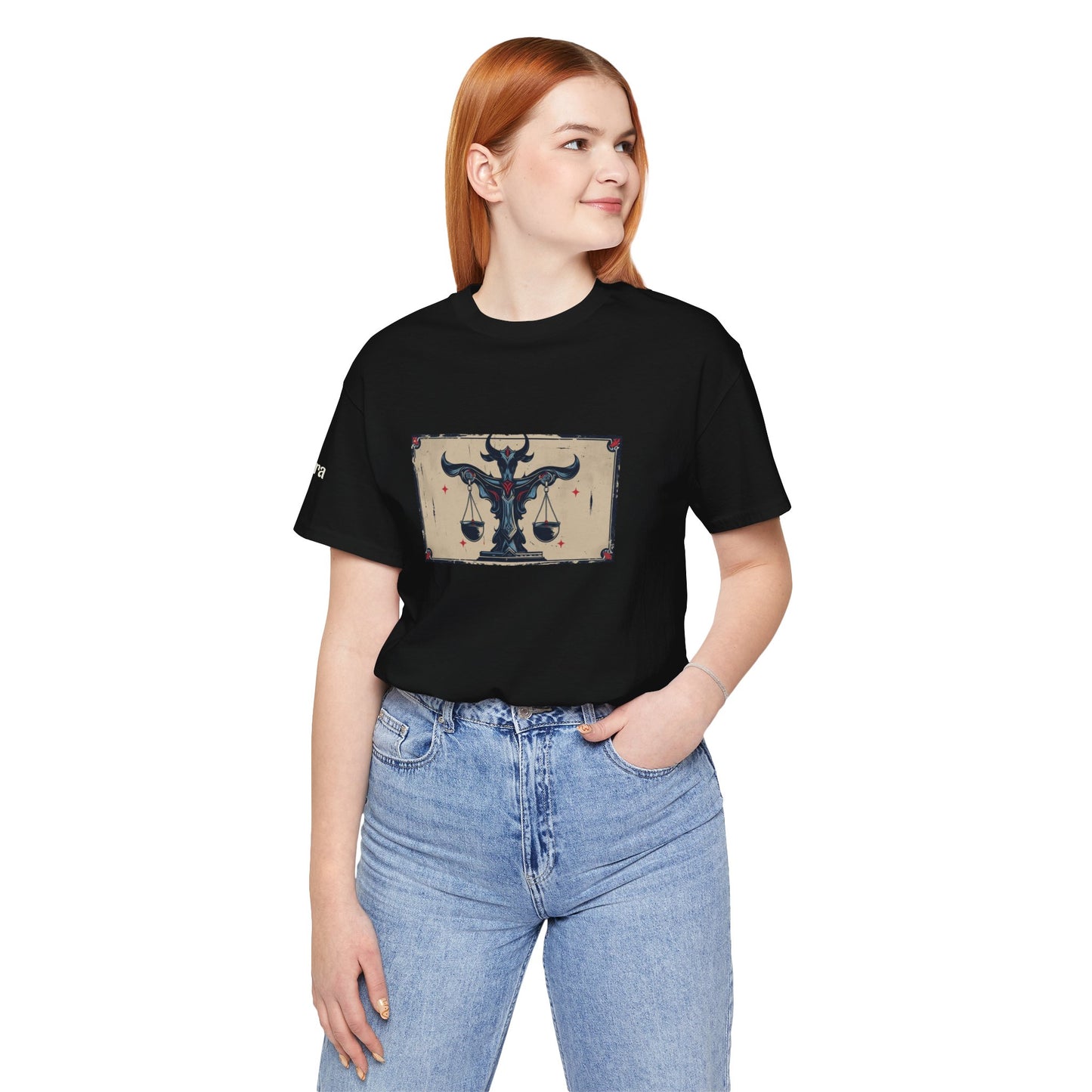 Libra - Gothic Zodiac T-Shirt. Zodiac in the Shadows