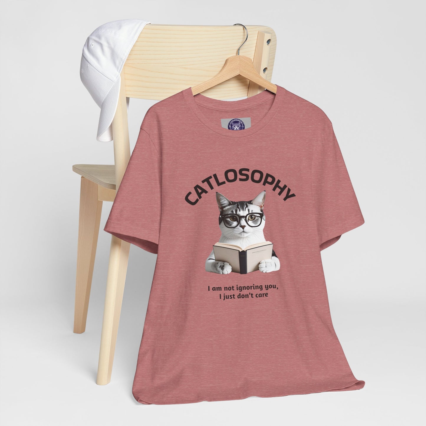 Catlosophy Unisex Jersey Short Sleeve Tee – "I am not ignoring you" Design
