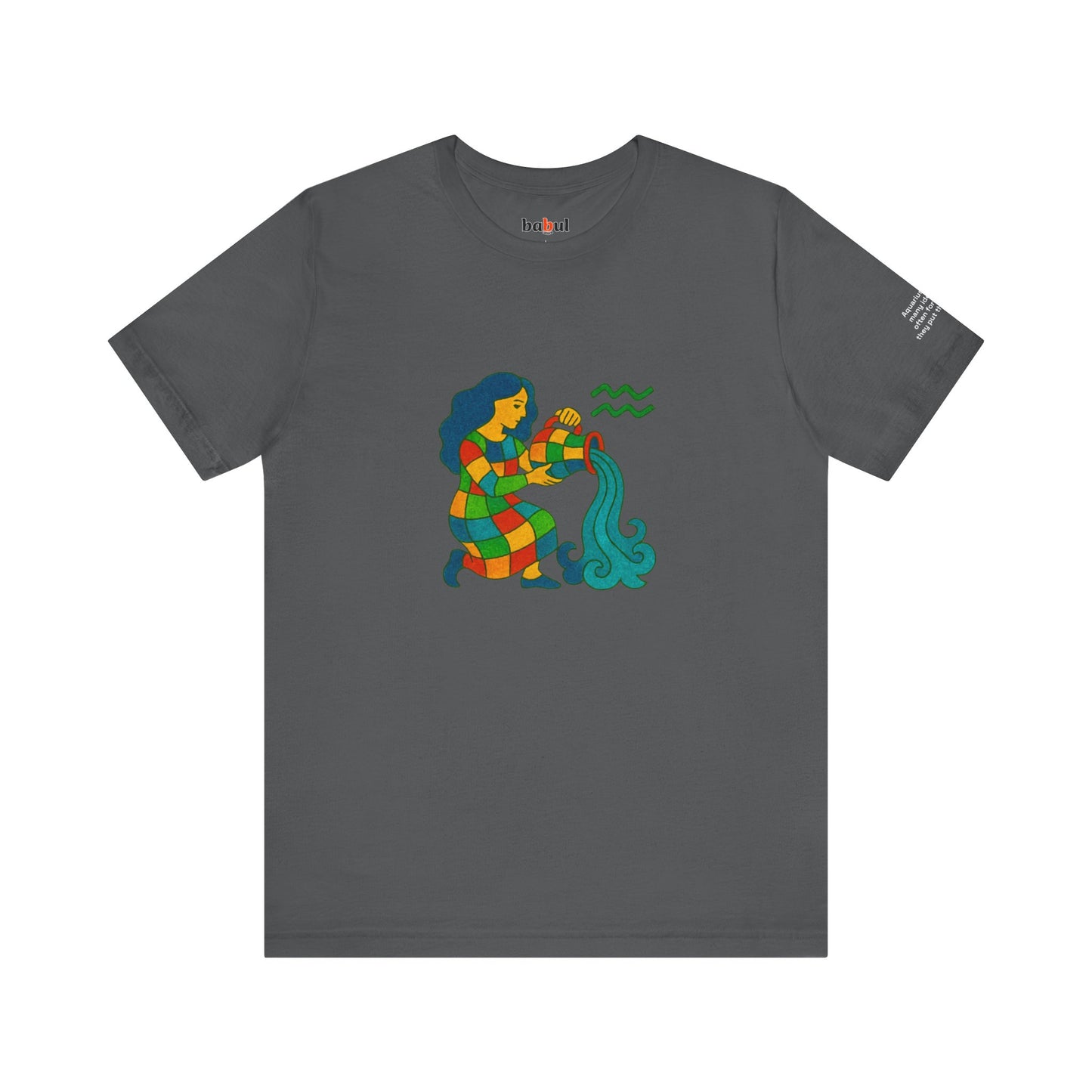 AQUARIUS - T-shirt, The Zodiac Signs According to Saint Phalle