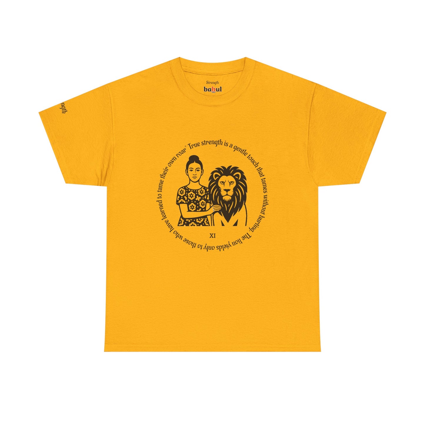 Strength - ArcanaPop T-Shirt – Where Tarot Magic Meets Pop Art