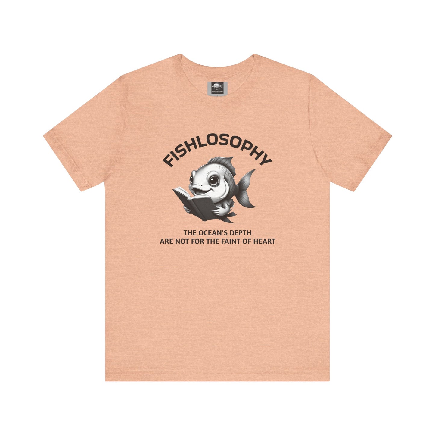 Fishlosophy Unisex Jersey Short Sleeve Tee – The Ocean' depth is not for the faint of heart