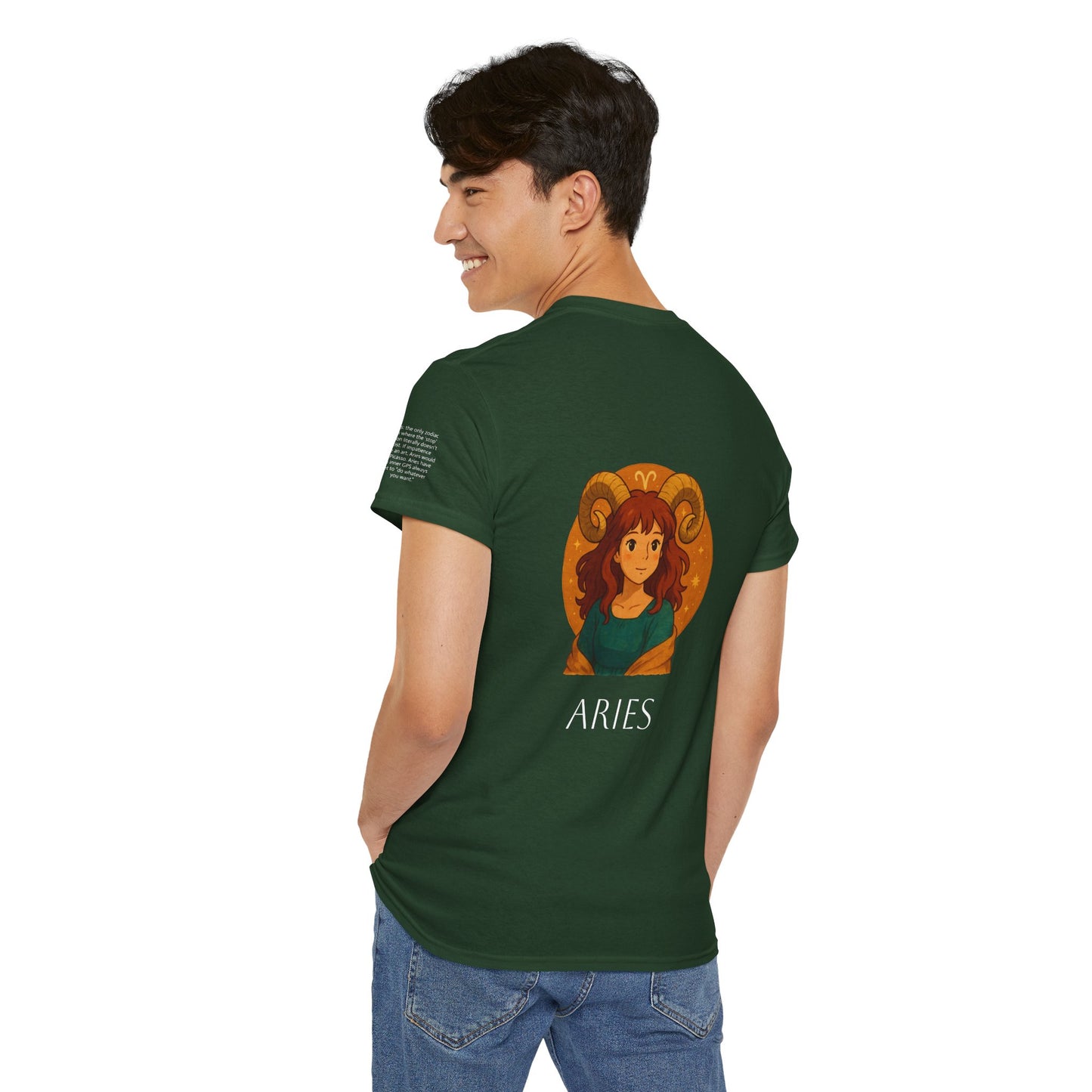 Aries - Dreamy Zodiac T-Shirts – The Magic of the Stars in Ghibli Style