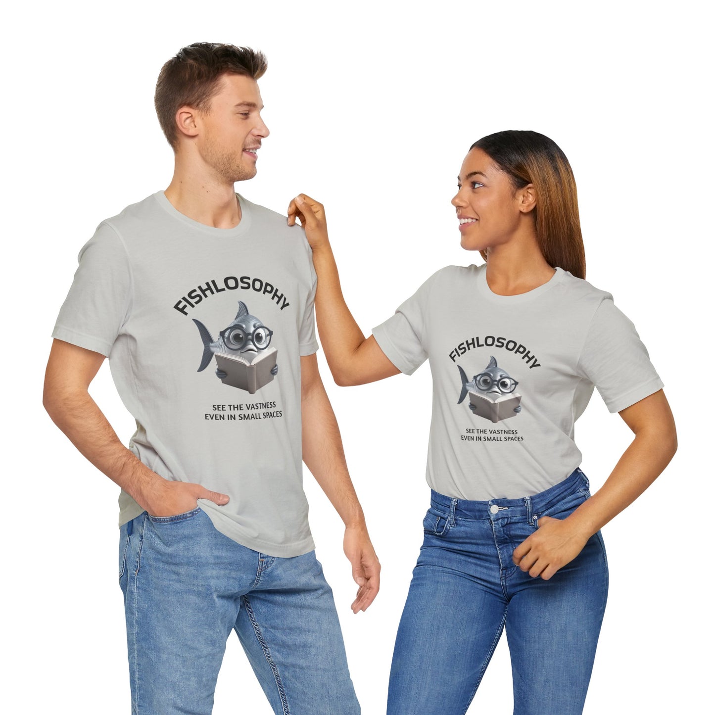 Fishlosophy Unisex Jersey Short Sleeve Tee – See the vastness even in small spaces
