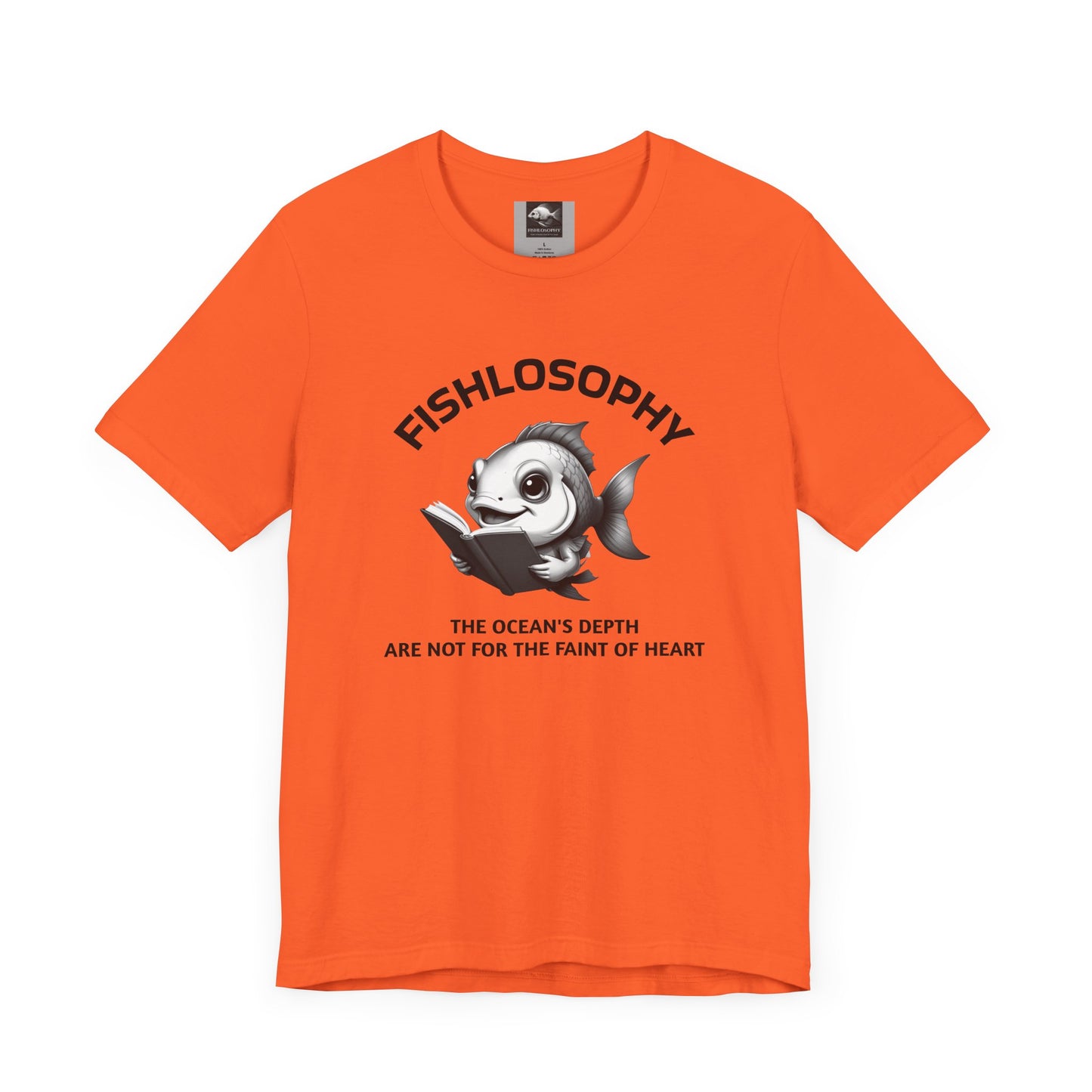 Fishlosophy Unisex Jersey Short Sleeve Tee – The Ocean' depth is not for the faint of heart