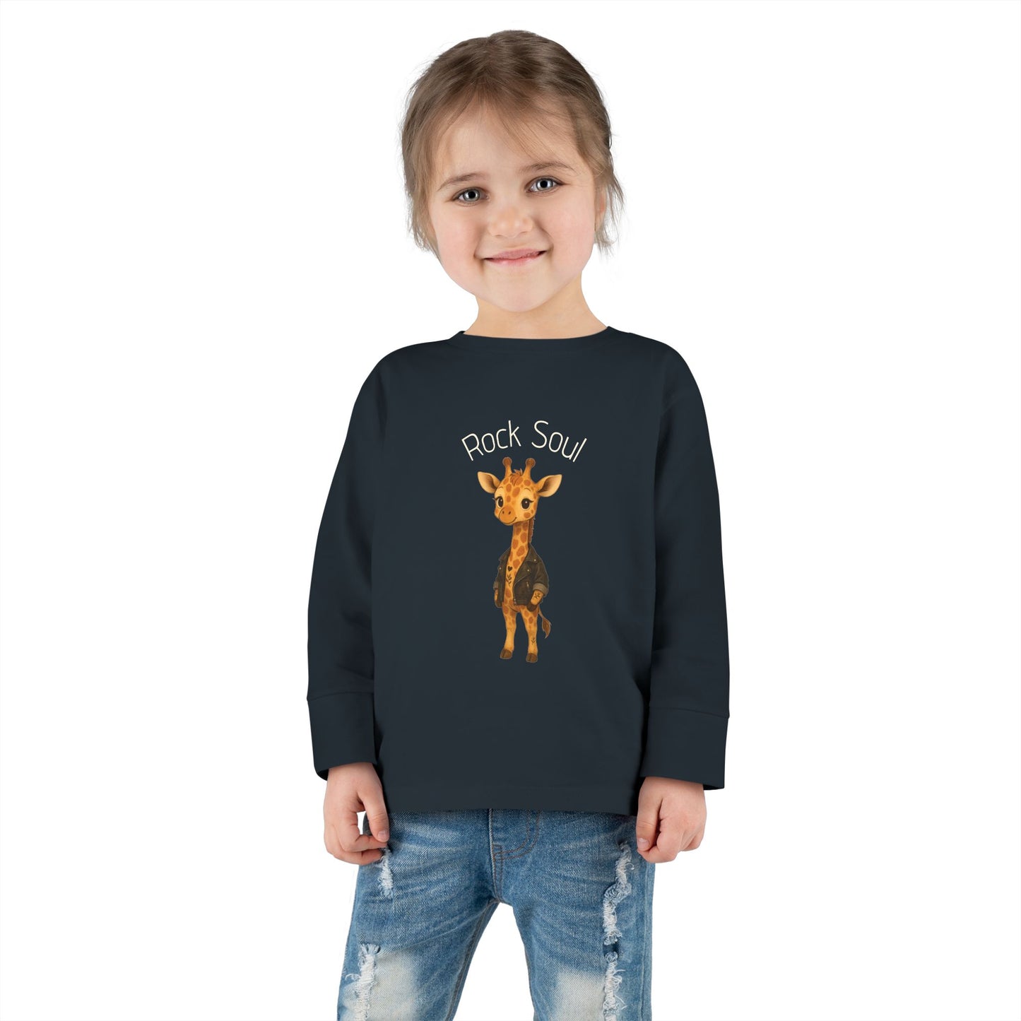 Rock Soul Kids Tees - Giraffe - Sweet Animals with a Rebel Beat