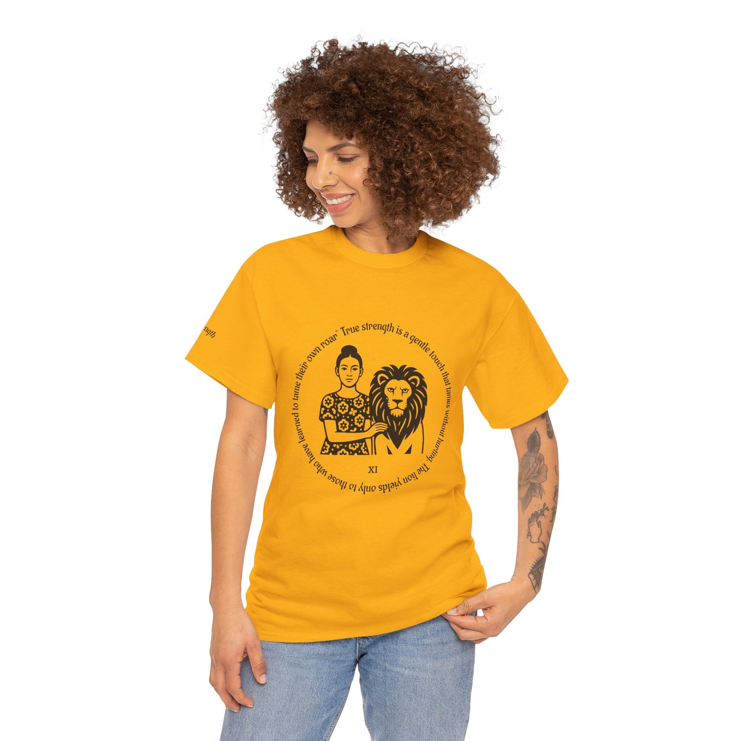 Strength - ArcanaPop T-Shirt – Where Tarot Magic Meets Pop Art