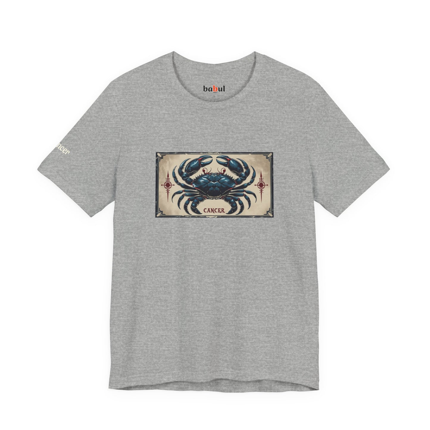 Cancer - Gothic Zodiac T-Shirt. Zodiac in the Shadows
