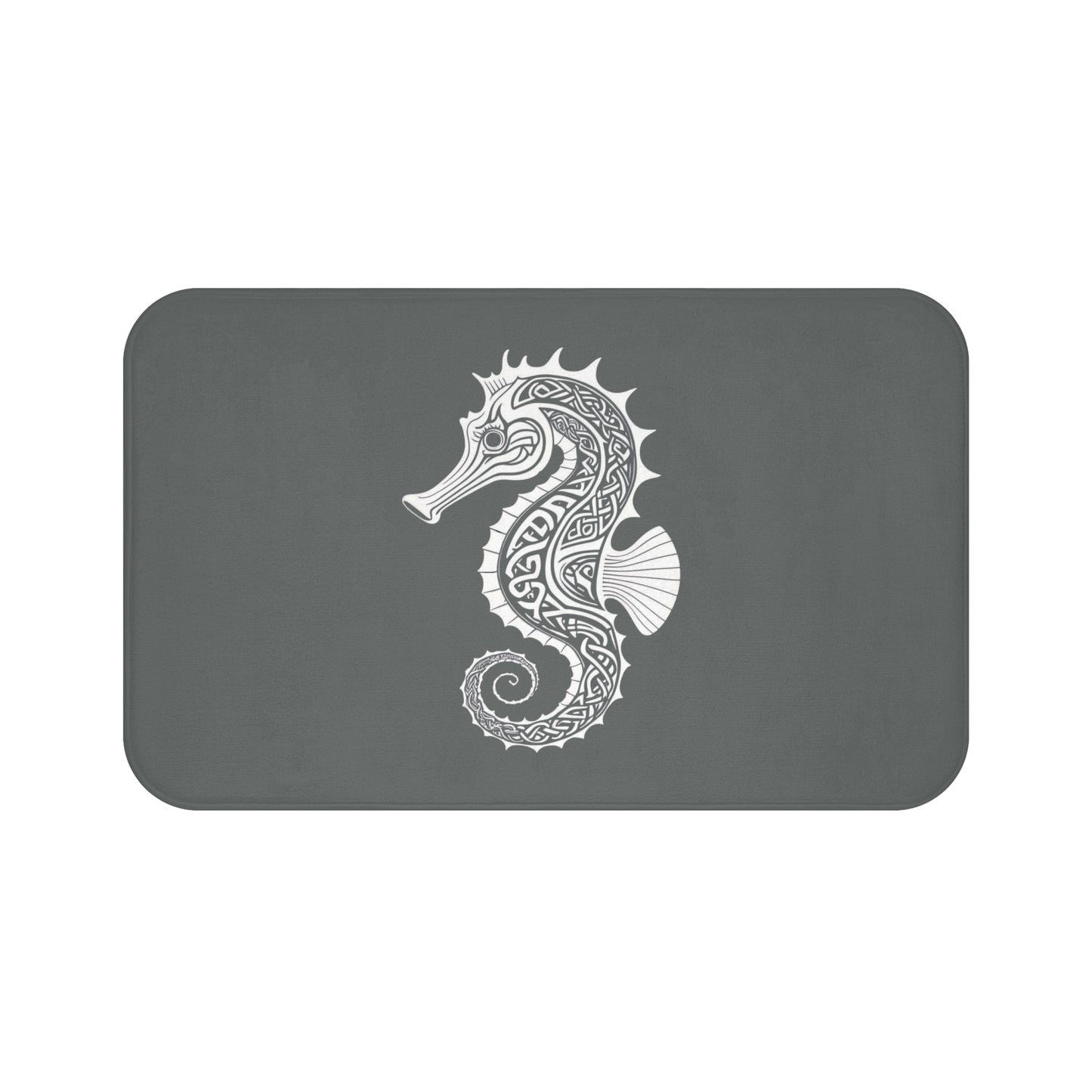 Tribal Bath Mat. Ocean Energy, Tribal Style