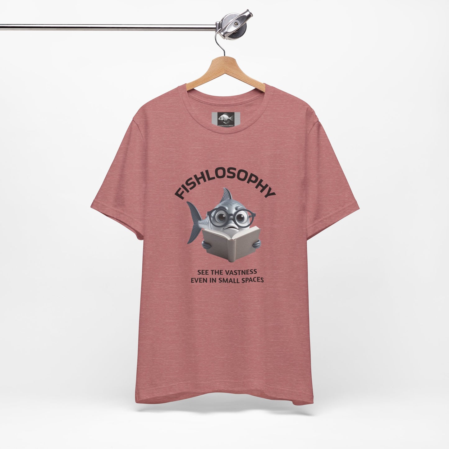 Fishlosophy Unisex Jersey Short Sleeve Tee – See the vastness even in small spaces