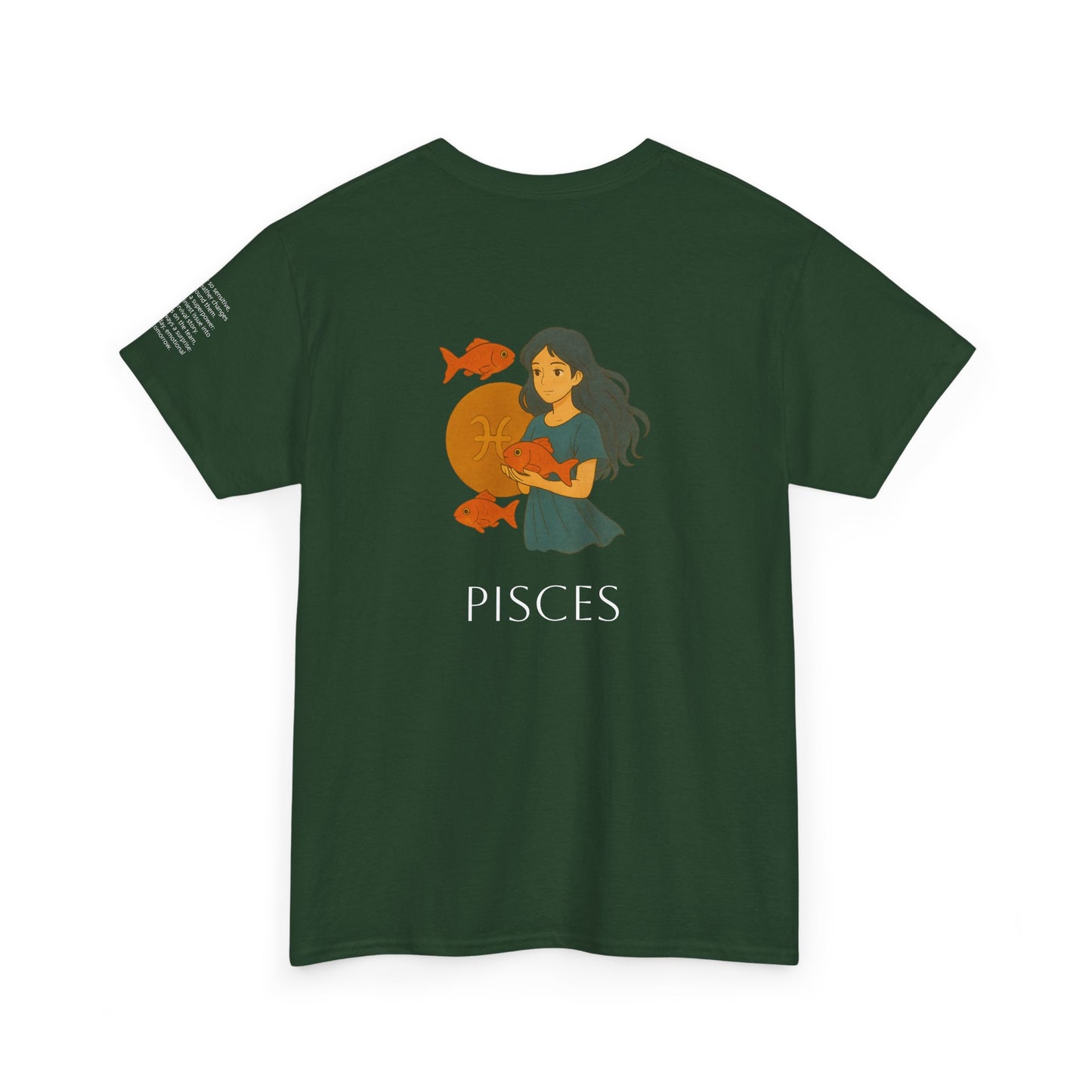 PISCES - Dreamy Zodiac T-Shirts – The Magic of the Stars in Ghibli Style