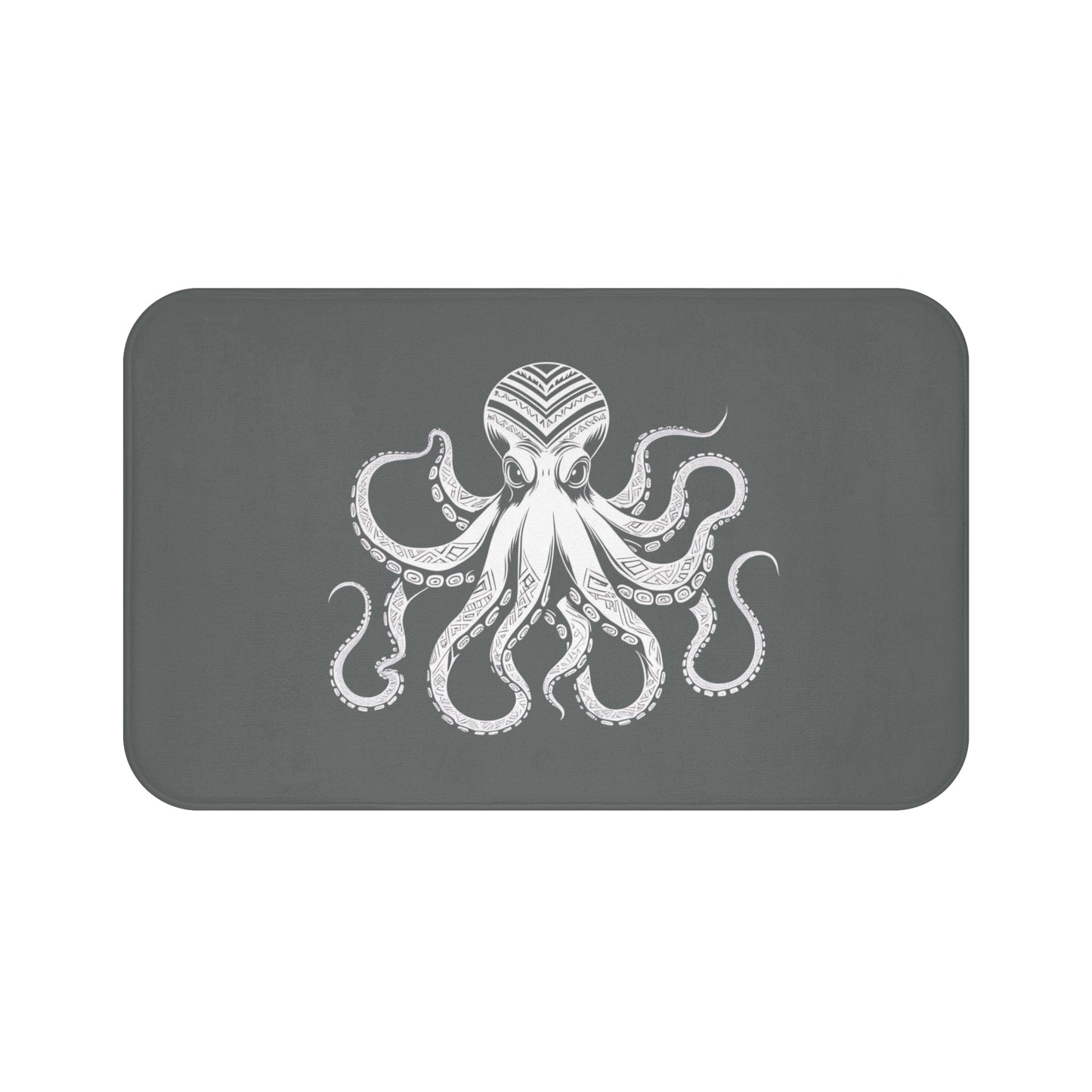 Tribal Bath Mat. Ocean Energy, Tribal Style