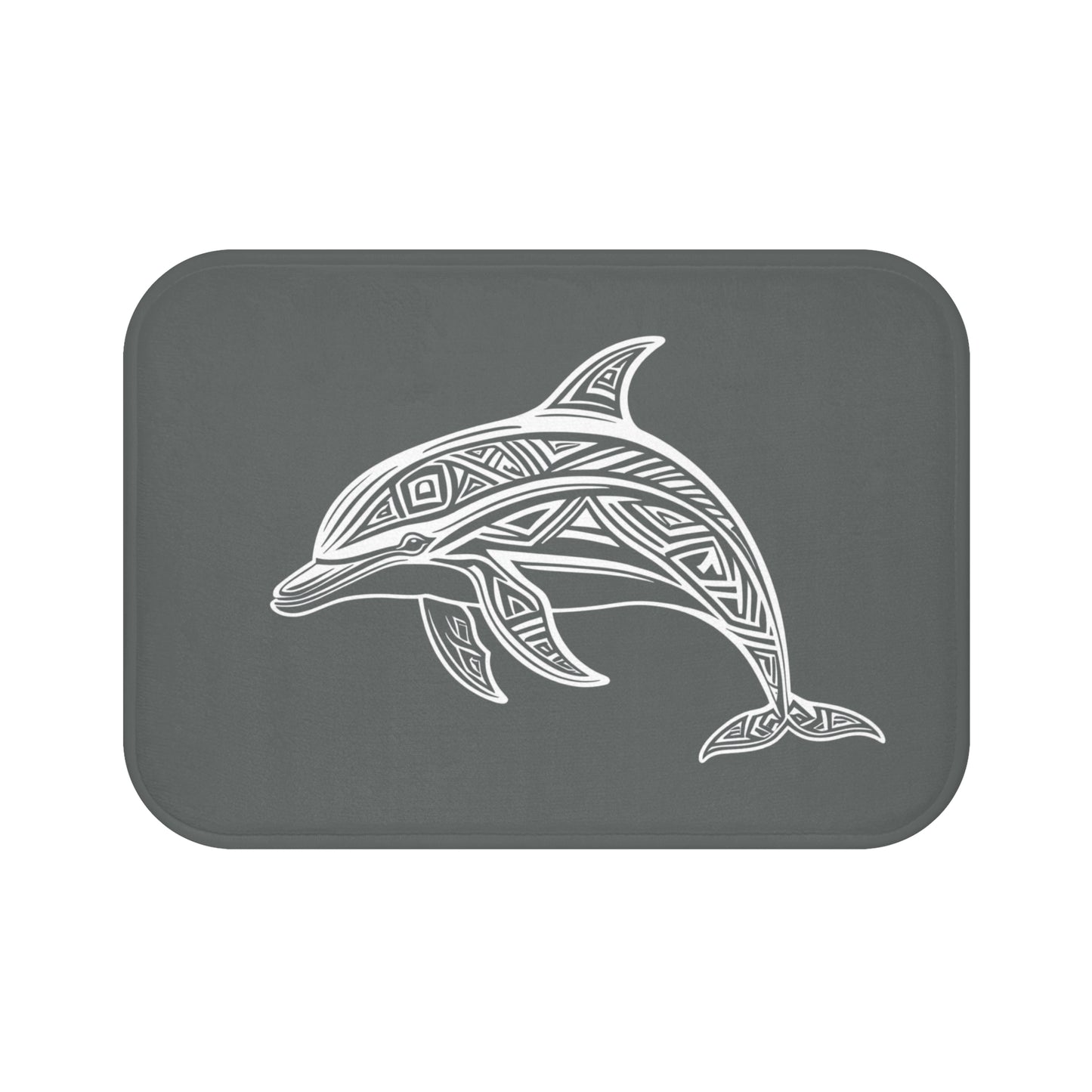 Tribal Bath Mat. Ocean Energy, Tribal Style