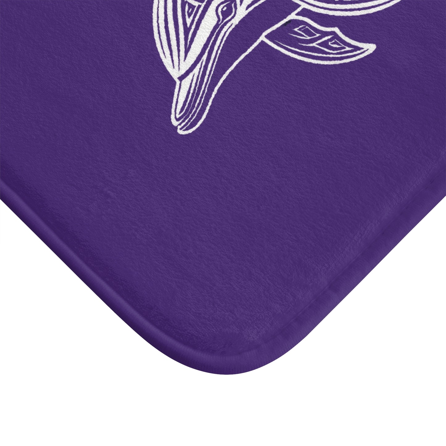 Tribal Bath Mat. Ocean Energy, Tribal Style