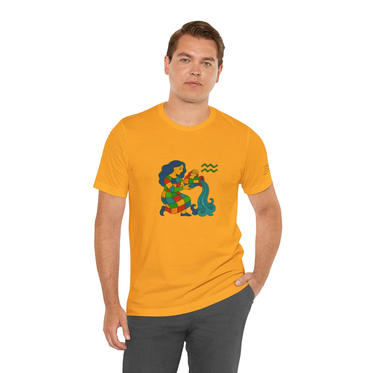AQUARIUS - T-shirt, The Zodiac Signs According to Saint Phalle