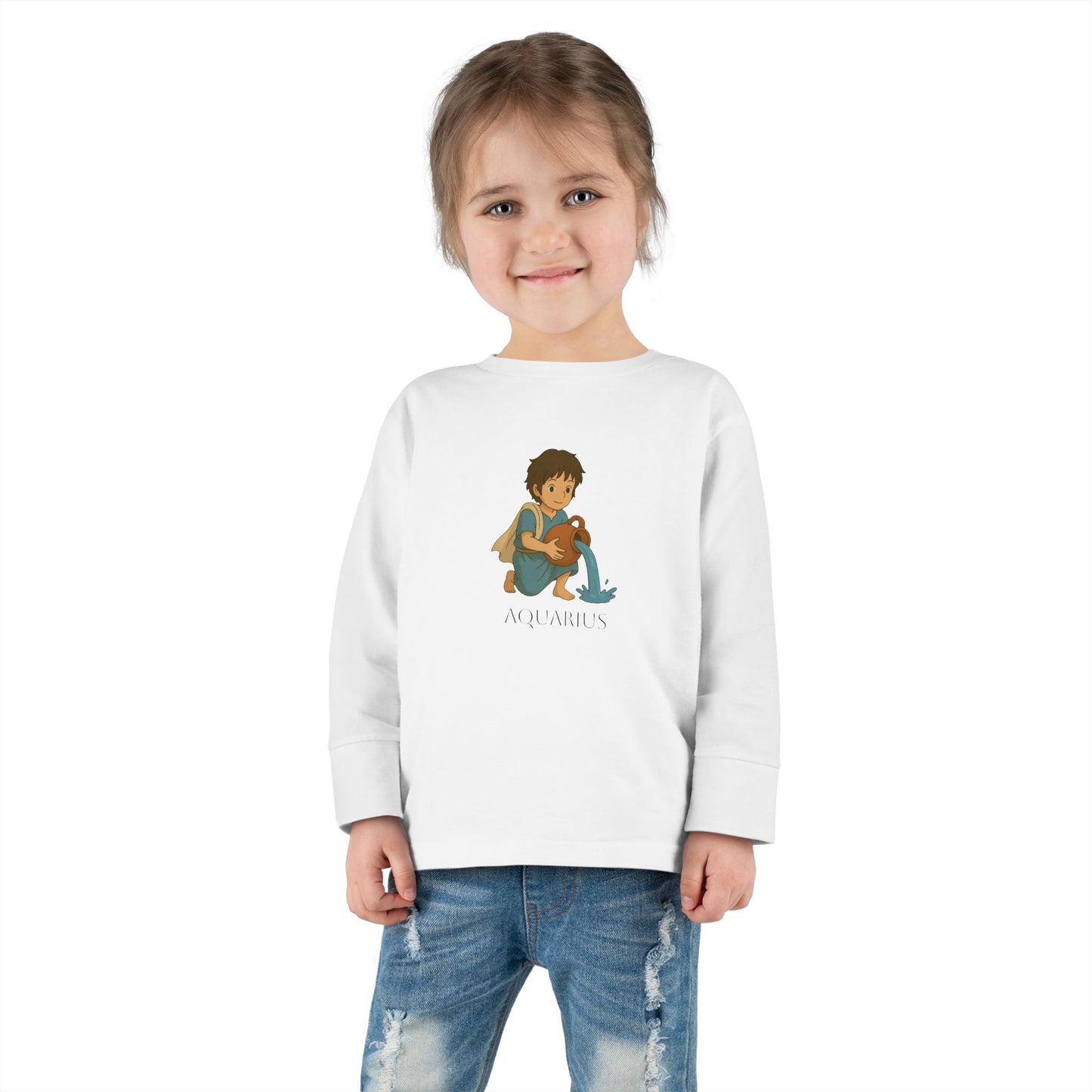 Zodiac Dreams Long Sleeve Tee - Aquarius