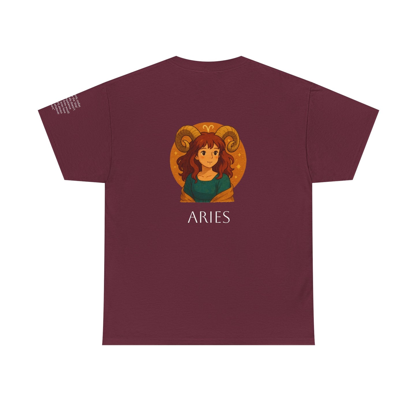 Aries - Dreamy Zodiac T-Shirts – The Magic of the Stars in Ghibli Style