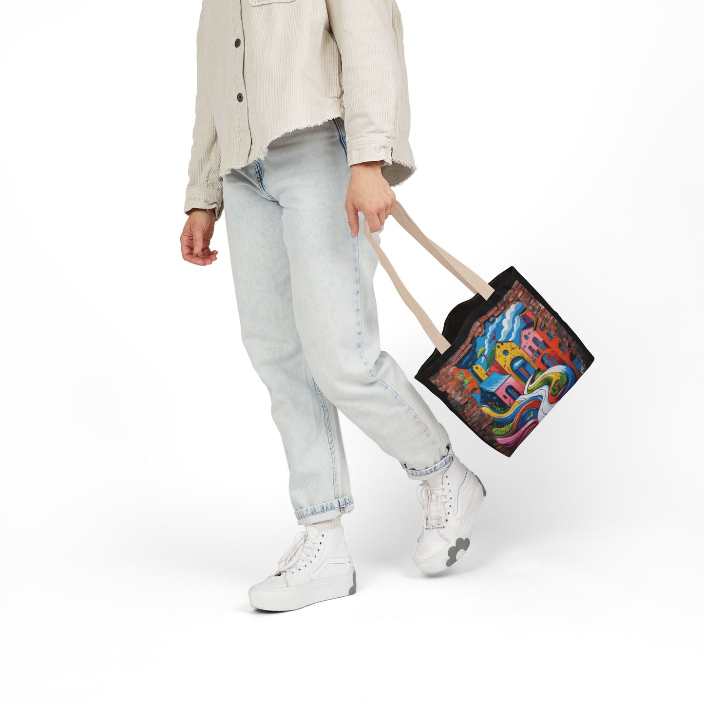 Artistic Surge - Eco-Friendly Canvas Tote Bag - HOUSES