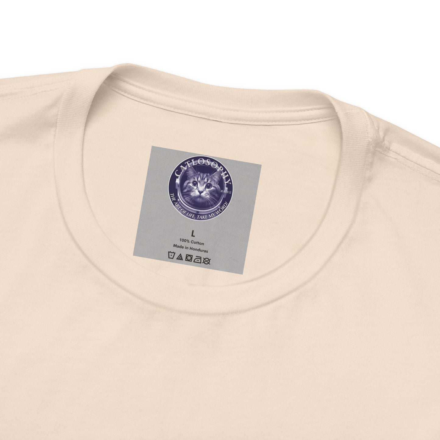 Catlosophy Unisex Jersey Short Sleeve Tee – "Be mysterious" Design