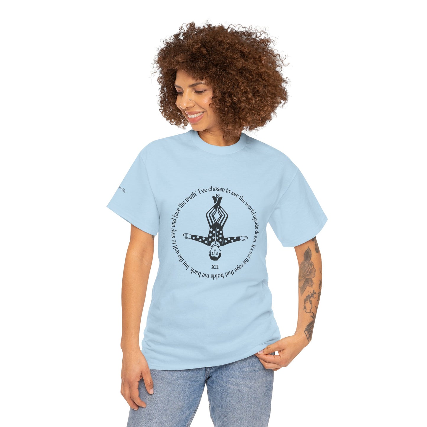 The Hanged Man - ArcanaPop T-Shirt – Where Tarot Magic Meets Pop Art