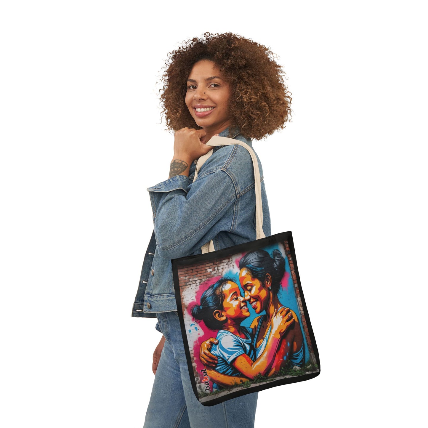 Artistic Surge - Eco-Friendly Canvas Tote Bag - SMILING HUG