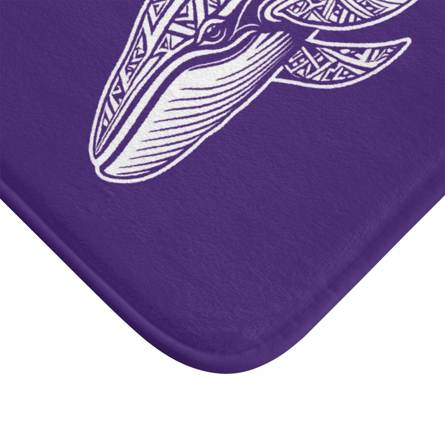 Tribal Bath Mat. Ocean Energy, Tribal Style