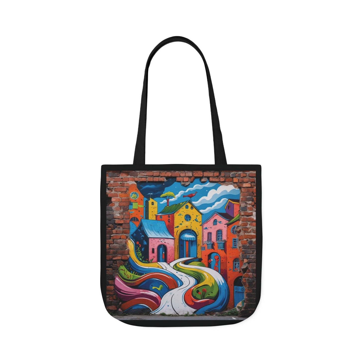Artistic Surge - Eco-Friendly Canvas Tote Bag - HOUSES