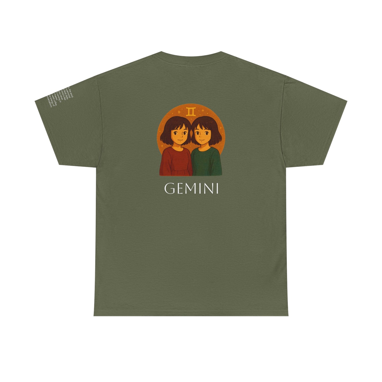 GEMINI - Dreamy Zodiac T-Shirts – The Magic of the Stars in Ghibli Style