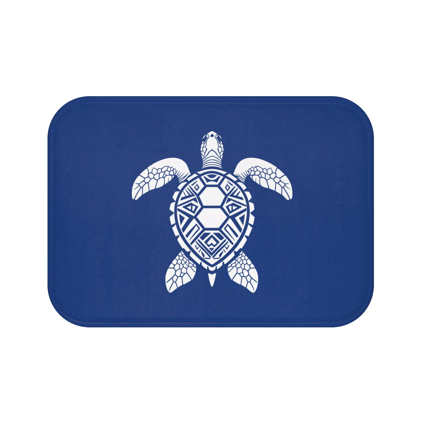 Tribal Bath Mat. Ocean Energy, Tribal Style
