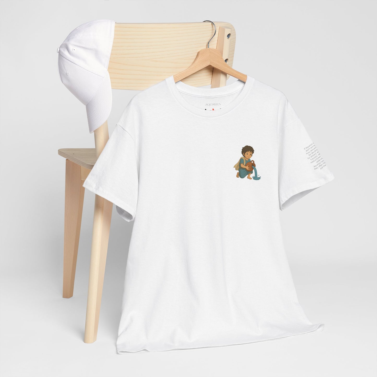 AQUARIUS - Dreamy Zodiac T-Shirts – The Magic of the Stars in Ghibli Style