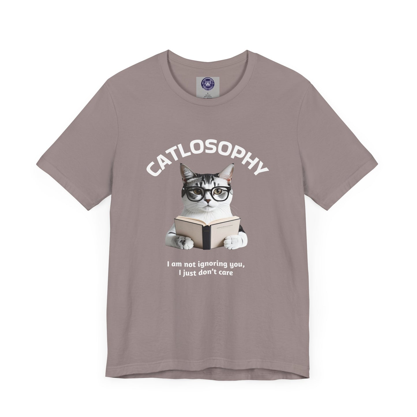 Catlosophy Unisex Jersey Short Sleeve Tee – "I am not ignoring you" Design
