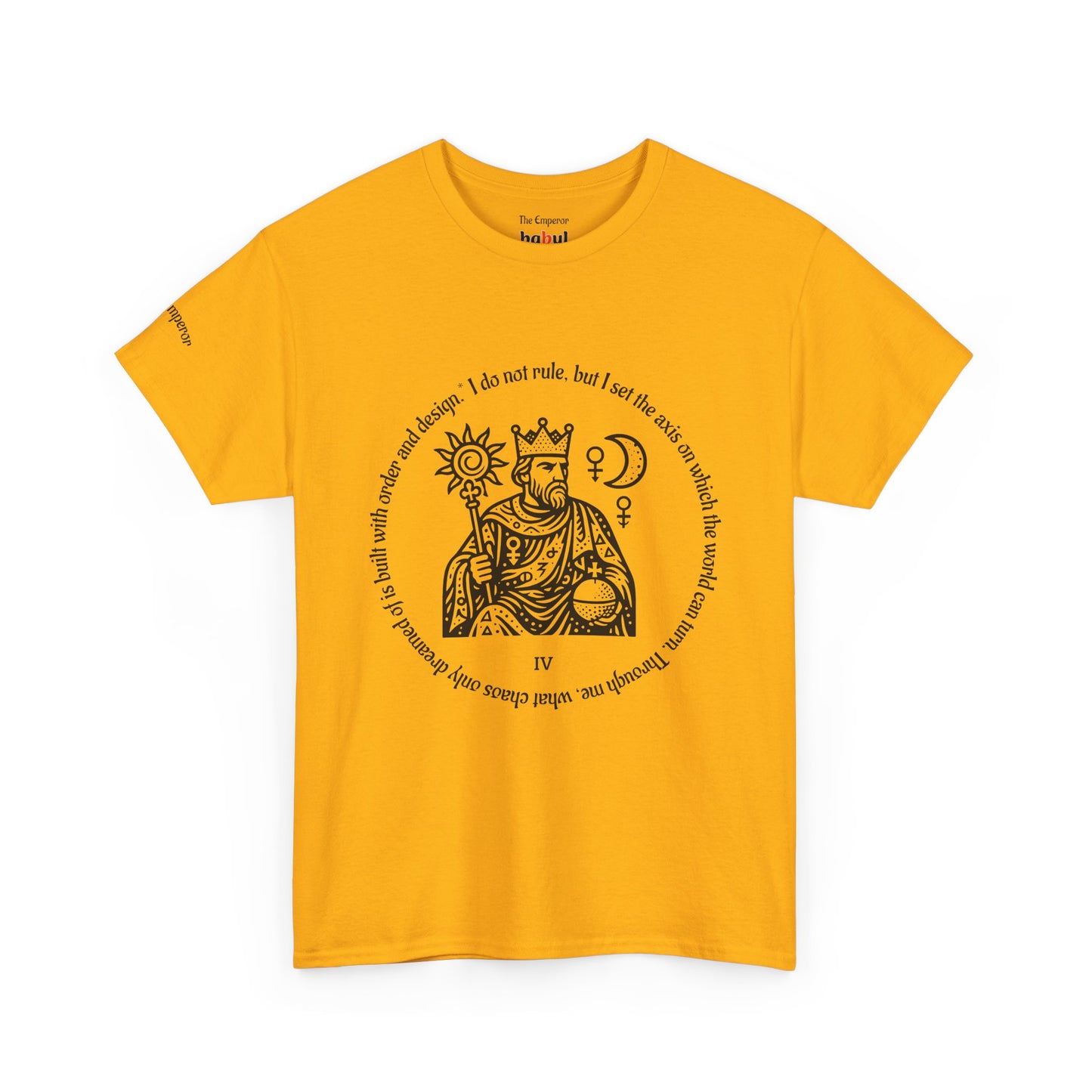 The Emperor - ArcanaPop T-Shirt – Where Tarot Magic Meets Pop Art
