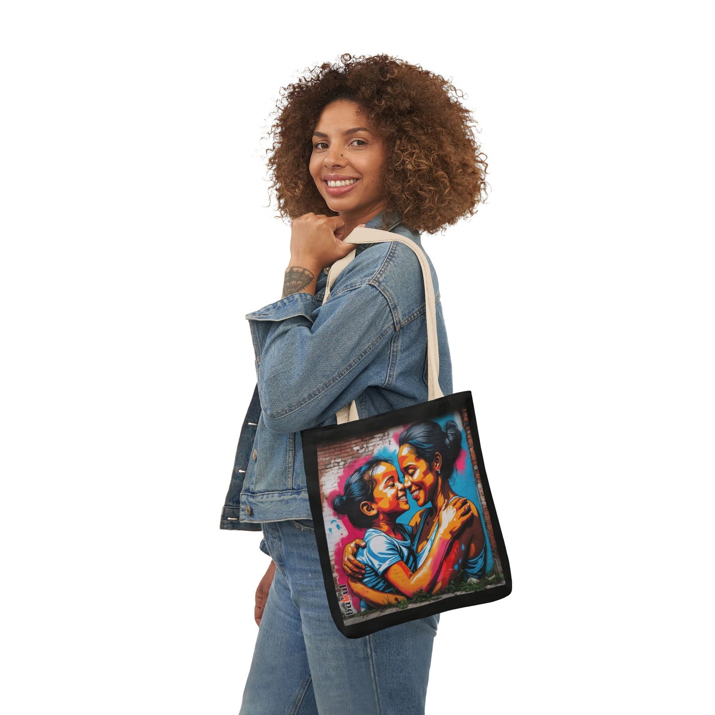 Artistic Surge - Eco-Friendly Canvas Tote Bag - SMILING HUG