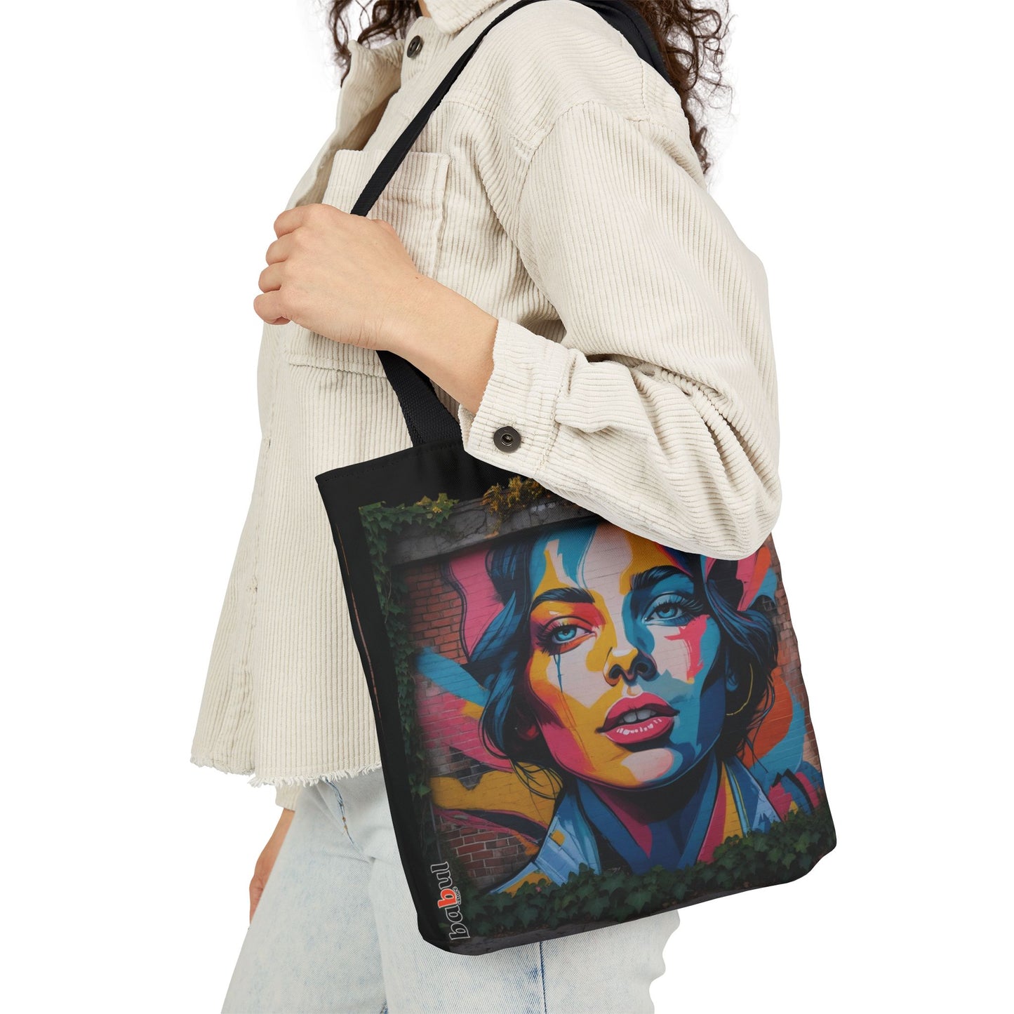 Artistic Surge - Eco-Friendly Canvas Tote Bag - FEMALE FACE