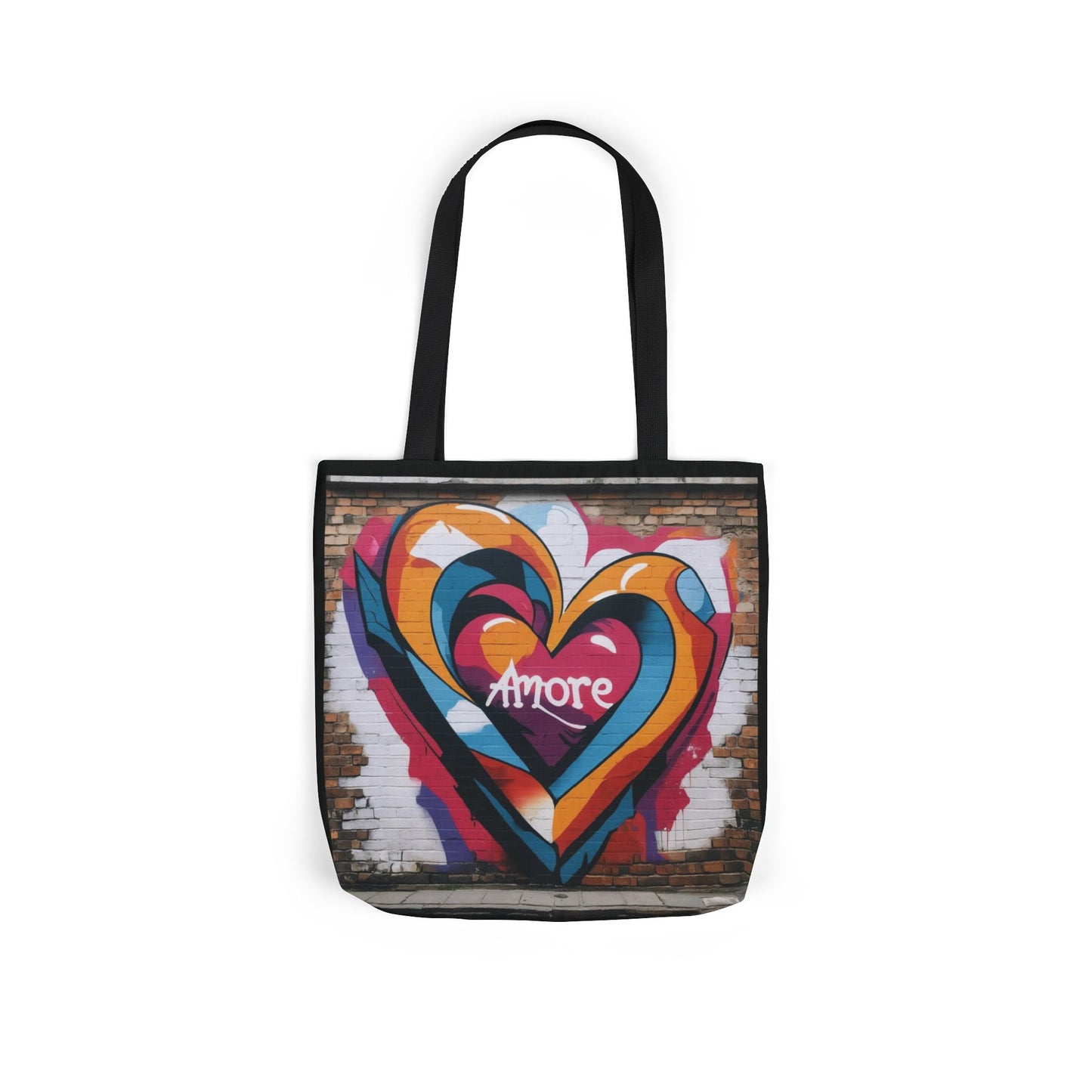 Artistic Surge - Eco-Friendly Canvas Tote Bag - HEART