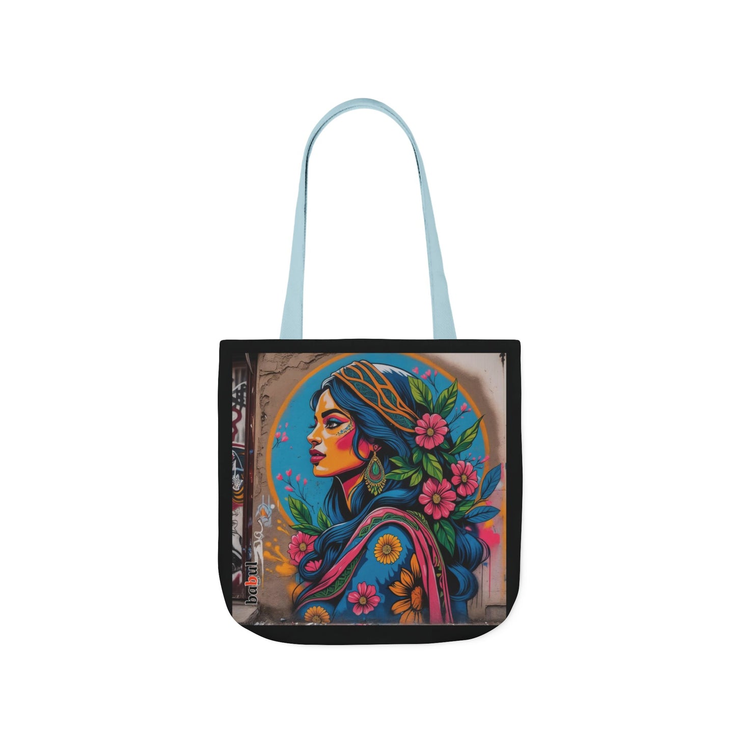 Artistic Surge - Eco-Friendly Canvas Tote Bag - FLOWERED WOMAN