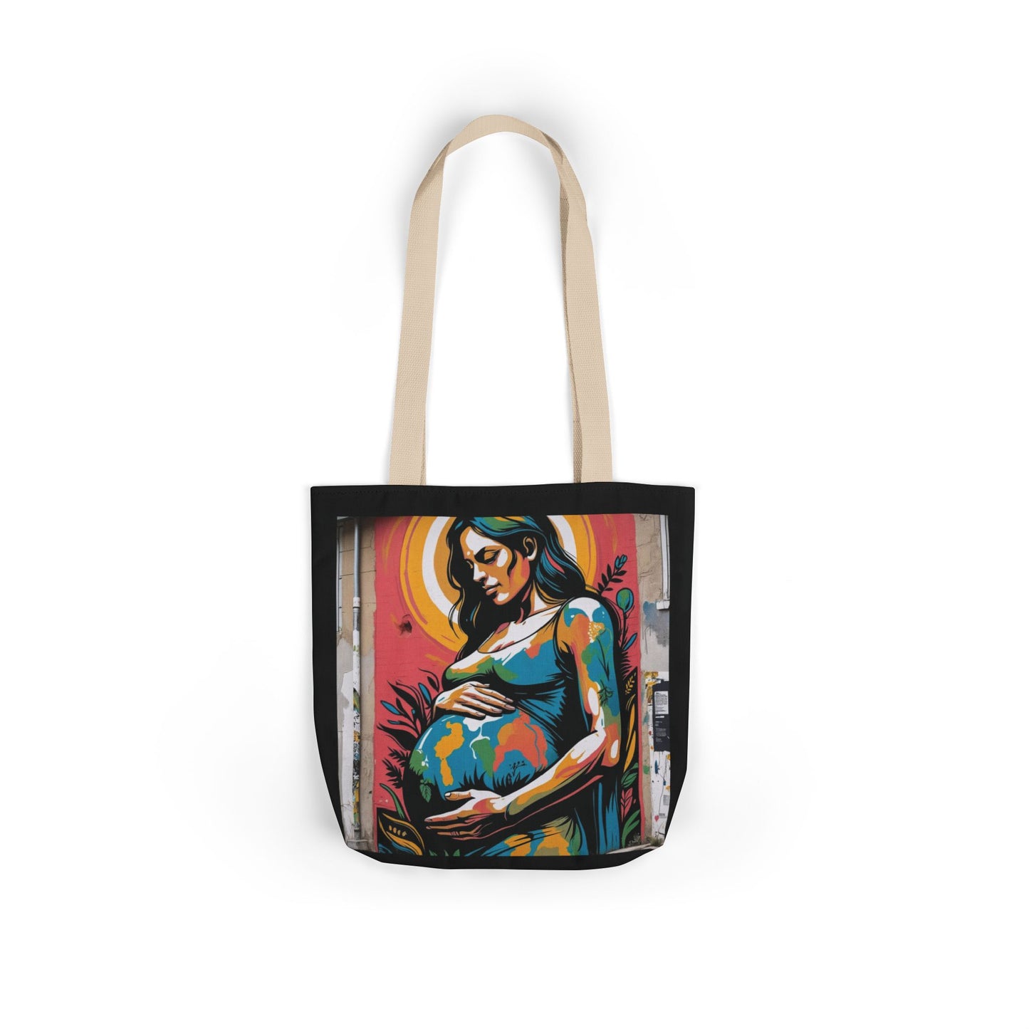 Artistic Surge - Eco-Friendly Canvas Tote Bag - MATERNITY