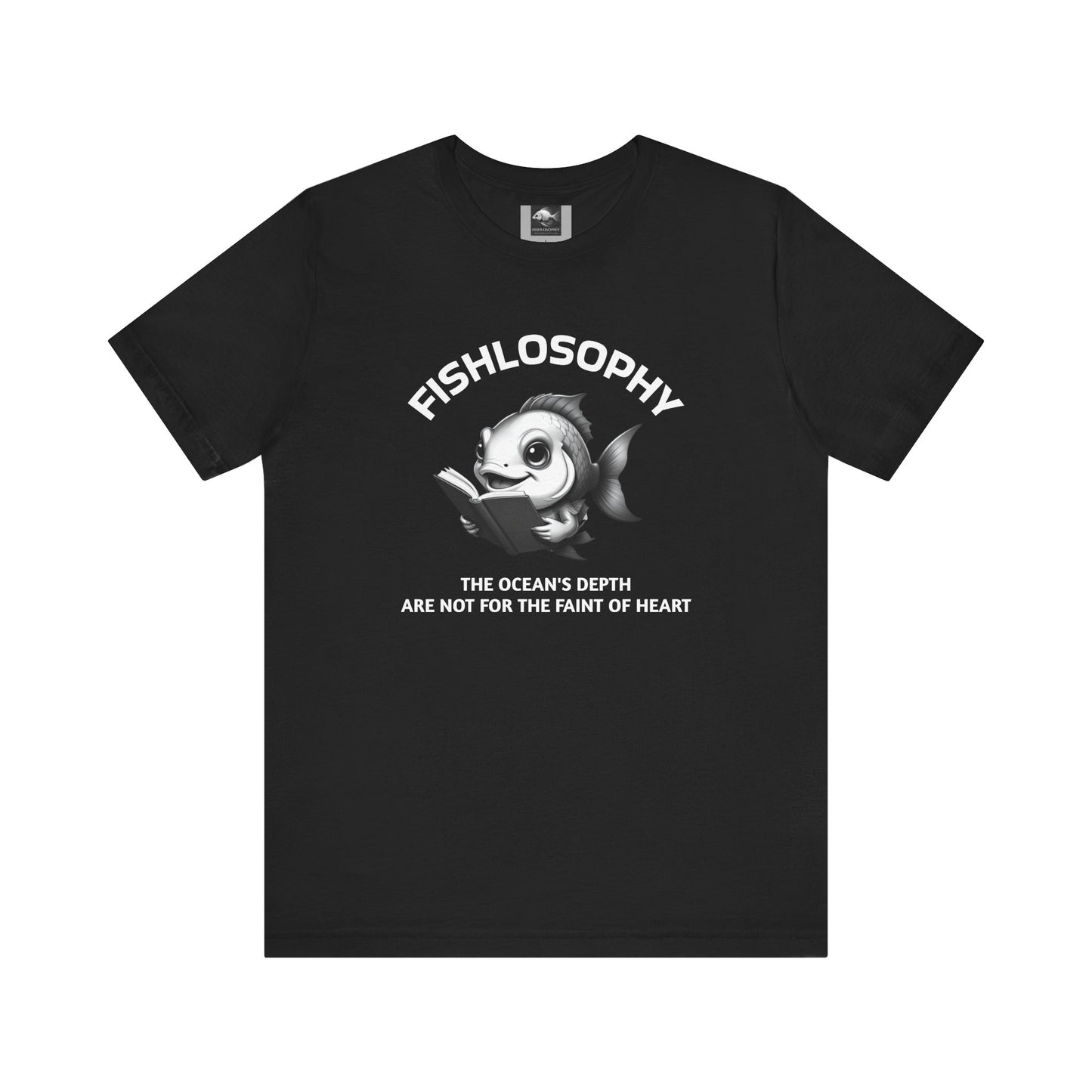 Fishlosophy Unisex Jersey Short Sleeve Tee – The Ocean' depth is not for the faint of heart