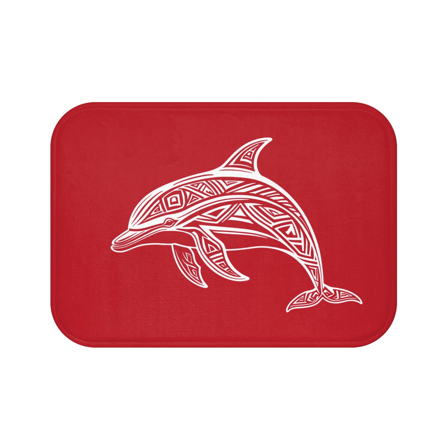 Tribal Bath Mat. Ocean Energy, Tribal Style