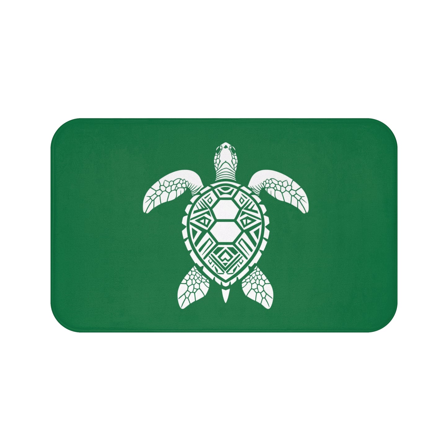 Tribal Bath Mat. Ocean Energy, Tribal Style