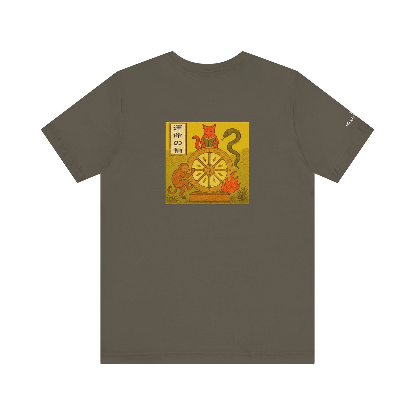 Wheel of Fortune - Tarot in Ukiyo-e Style