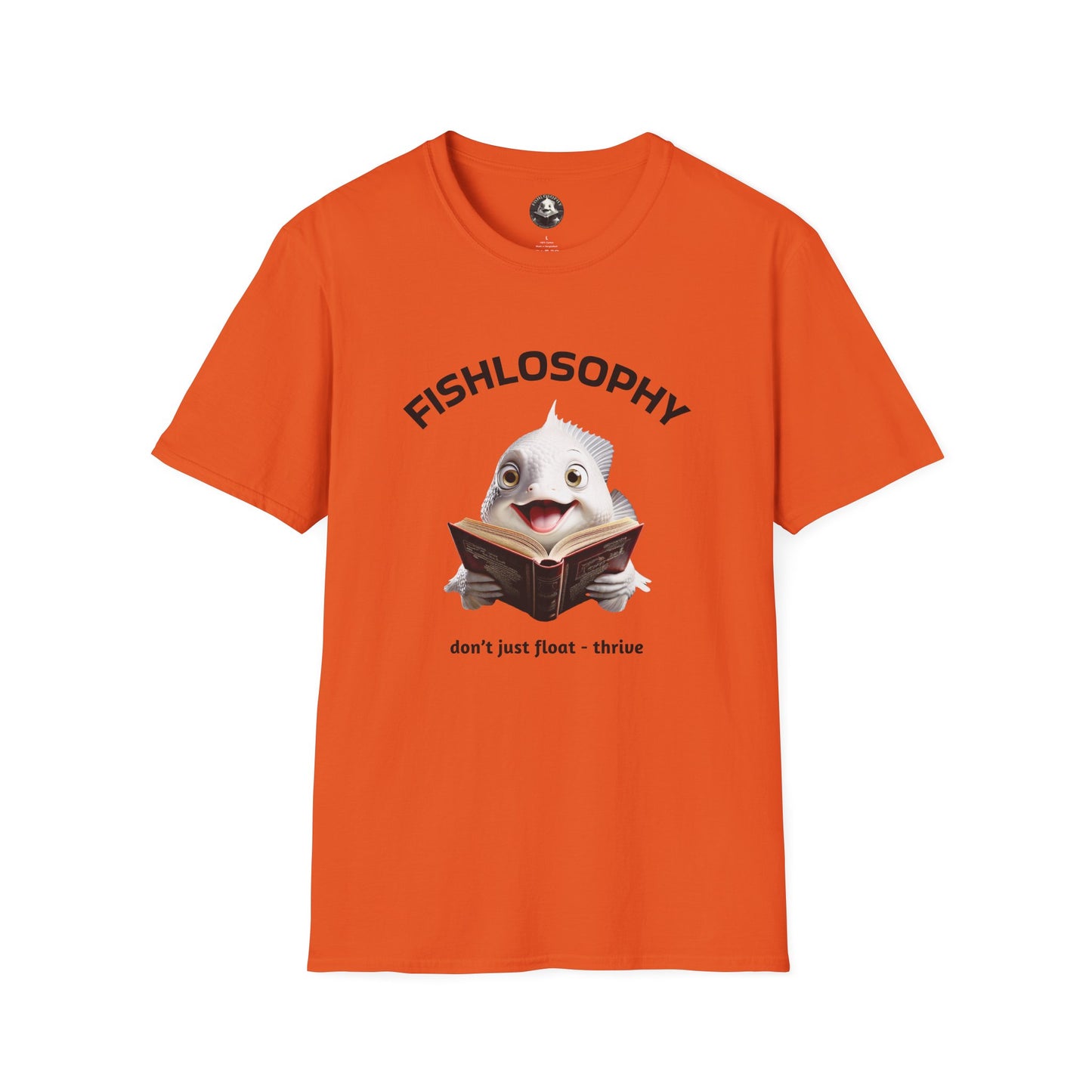 Fishlosophy Unisex T-Shirt - Ocean Vibes and Life's Questions Design - PEARLS OF WISDOM FROM THE FISH WORLD