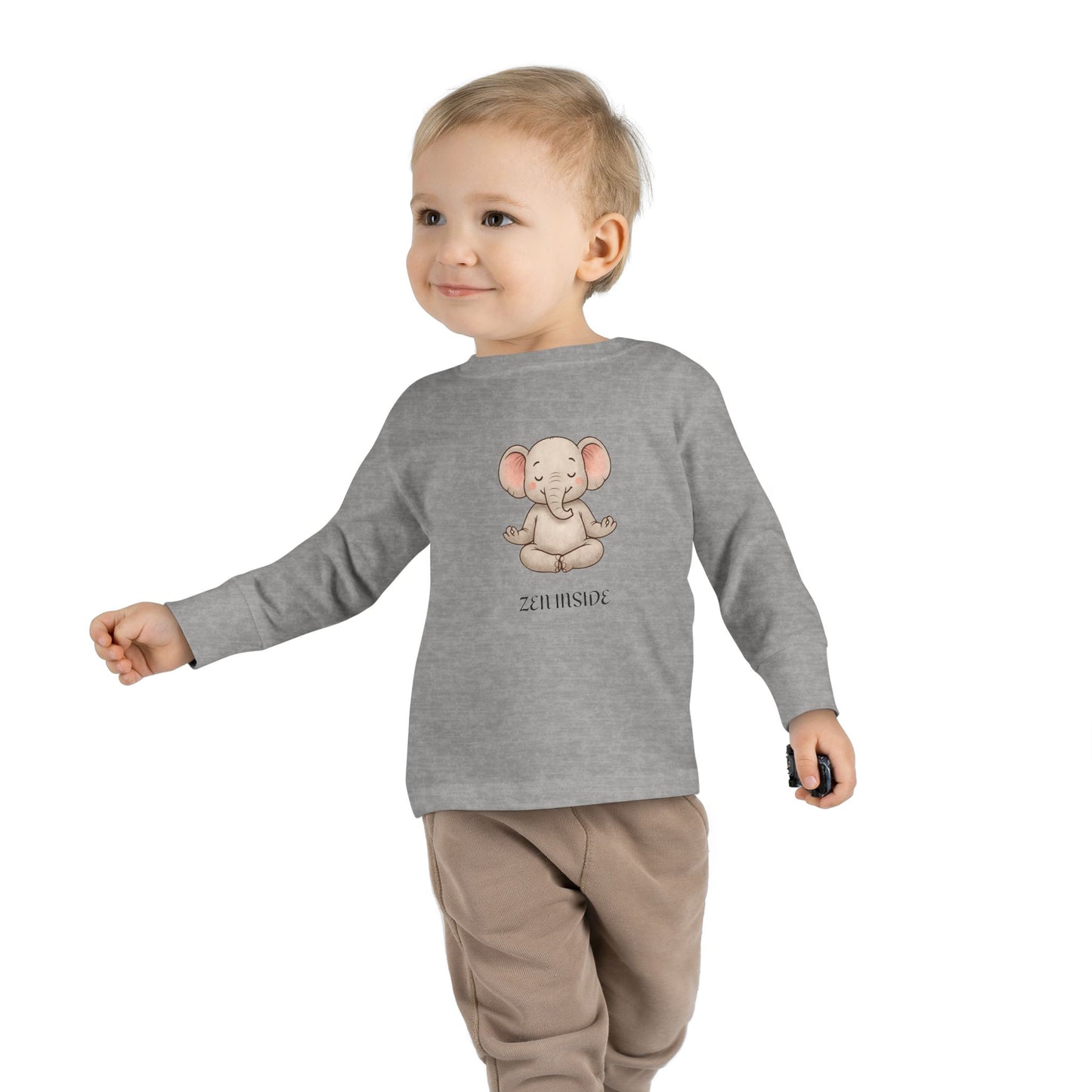 Zen Inside Long Sleeve Tee - ELEPHANT