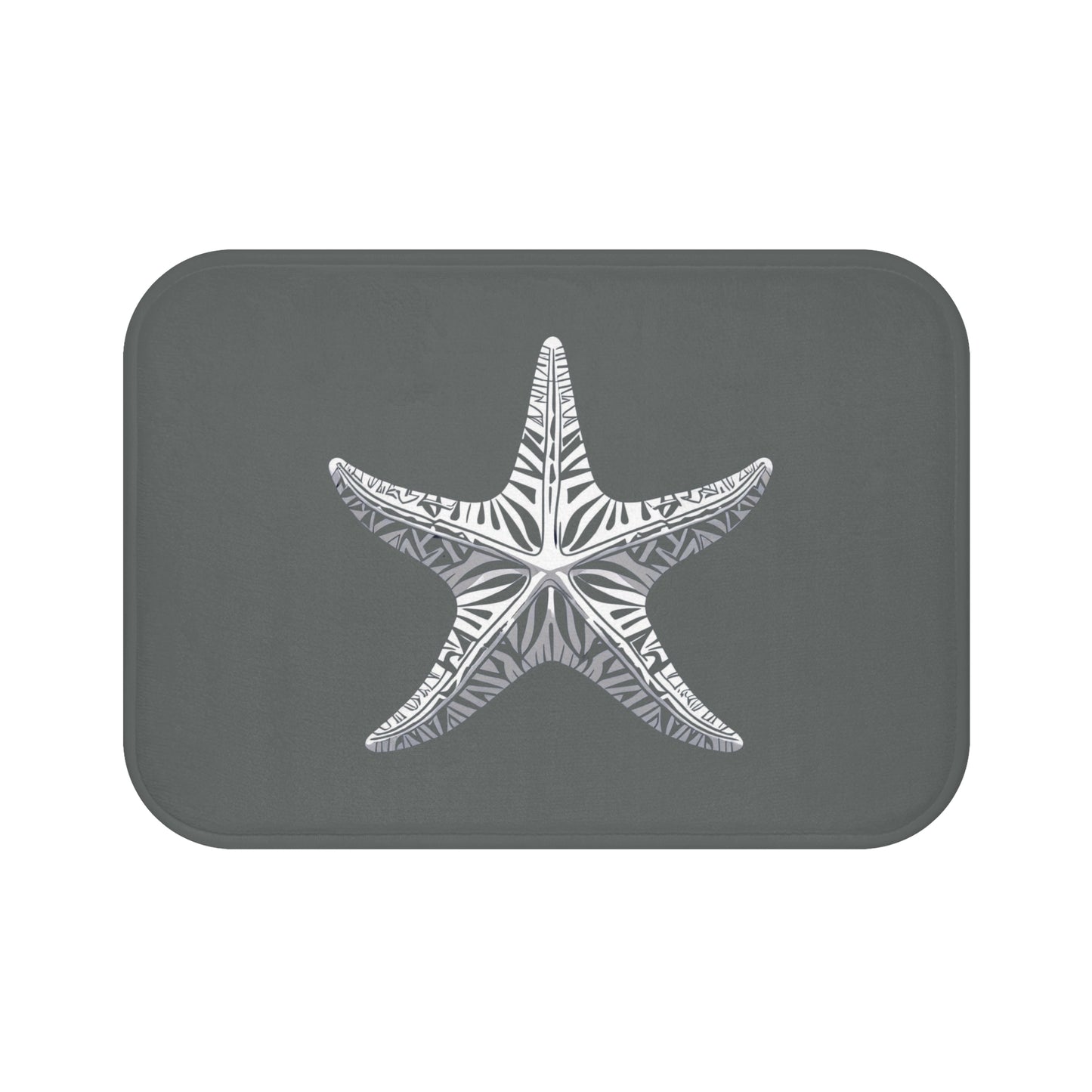 Tribal Bath Mat. Ocean Energy, Tribal Style